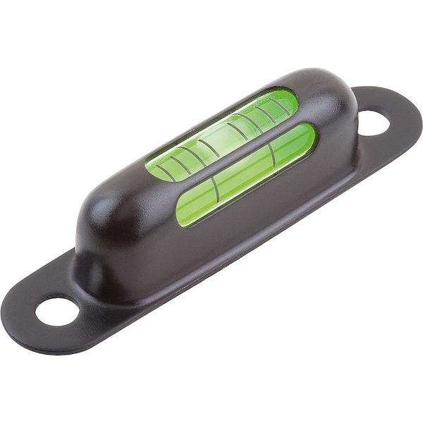 Spirit Level, Form:B, Sensitivity 5', L=57, B=12, 3, H=13, Brass Black Anodized, Comp:Glass